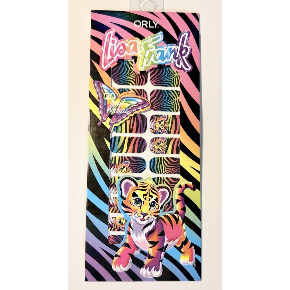 Orly Lisa Frank Nail Wraps Forrest NEW 20 Count Pack